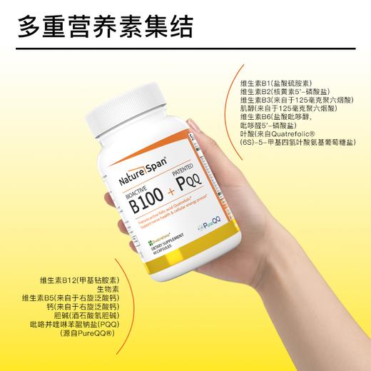 复合维生素B族特含PQQ 60粒  NATURESPAN倍能适 商品图1