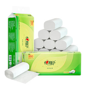 【八十八倉甄选】心相印茶语丝享系列85克10卷2提装4层无芯卫生纸