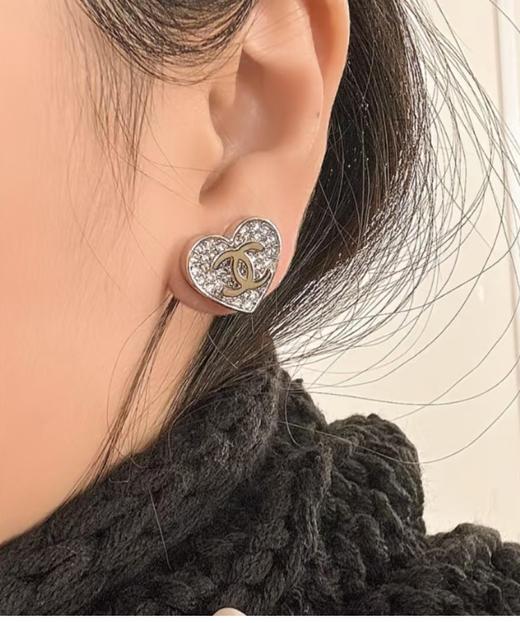 香奈儿 2026春季满钻双C新款系列 项链 耳环 商品图1