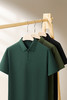 【DDS】【新疆棉】大依优型大码男装半拉链短袖POLO衫纯色百搭休闲上衣 商品缩略图5