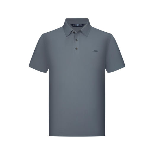 【高弹】德鲨灰色短袖POLO衫男2026夏季新款商务休闲上衣翻领T恤 商品图4