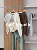 专柜实拍【花语卫衣！】拉夏贝尔/La Chapelle美式复古拼色圆领字母印花设计慵懒感三色长袖廓形卫衣 商品缩略图0