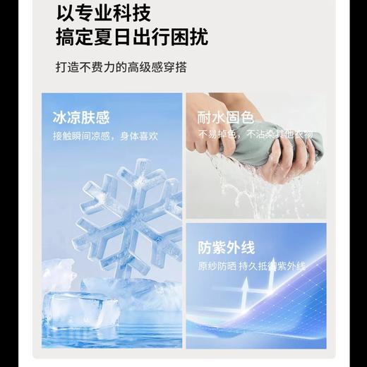 【直发】【特推】伦敦雾女士圆领凉感短袖T恤,凉感科技。防紫外线。DLSKTW26A751 商品图4