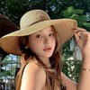 法式大帽檐草帽女春新款度假风海边太阳帽可折叠遮阳帽子潮 商品缩略图2