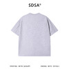 SDSA男装2026新款高贵轻奢潮牌休闲舒适纯色圆领短袖T恤百搭宽松 商品缩略图4