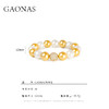 GAONAS  法式贵气白金色12mm珠手链11944SGO 商品缩略图3