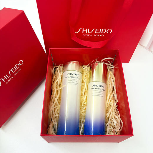 【礼盒礼袋】资生堂新版薇珀翡紧颜亮肤水乳 资生堂悦薇水乳套装礼盒礼袋 正装（滋润型）/（清爽型） 紧致水150ml 乳液100ml 商品图3