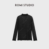 ROMI STUDIO“云端肤感”超细水溶羊毛慵懒感微透毛衫RWDRS63251 商品缩略图1
