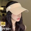 UPF50 遮阳防晒帽男女户外运动太阳帽双层冰丝防紫外线空顶帽夏季 商品缩略图1
