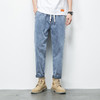 【DYG】大依优型大码男装春季直筒九分裤透气户外运动休闲百搭胖子牛仔裤 商品缩略图1