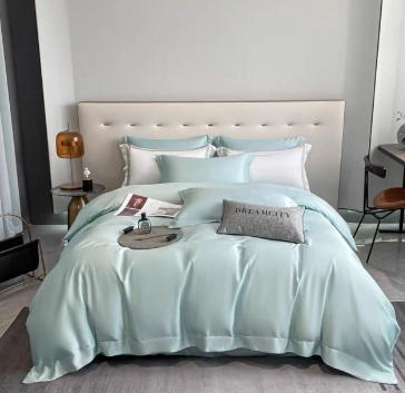 轻奢100支新疆长绒棉纯色四件套床单被套床上用品G117900075 商品图2