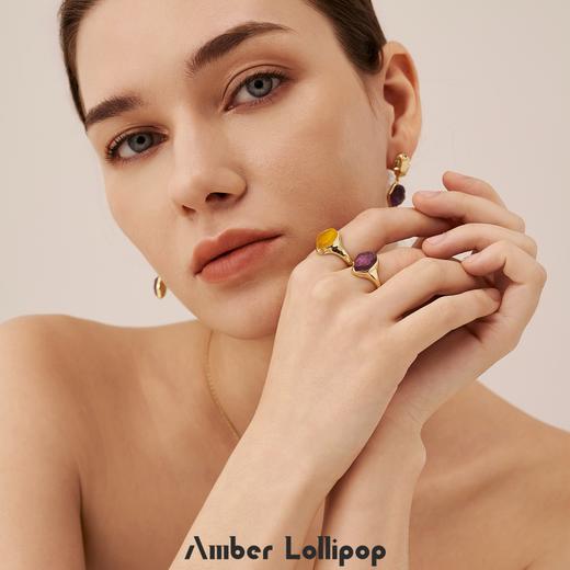 AmberLollipop安铂洛利 流光至境天然水晶开口戒指【该商品不支持用券】 商品图3