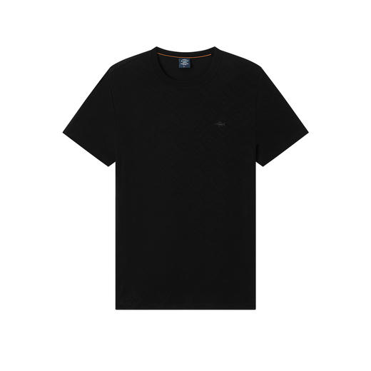 【棉混纺】德鲨短袖圆领上衣T恤男2026夏新款百搭上衣弹力打底衫 商品图2