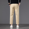 【DYG】大依优型大码男装春秋轻商务九分休闲裤修身纯色简约棉质休闲裤 商品缩略图3