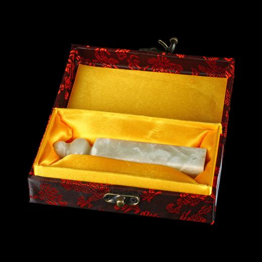 孤品18025昌化冻石福禄钮方章姓名章闲章2.0*2.0*10.1cm 商品图5