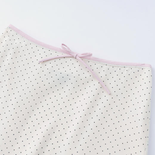 HERLIAN 2026年夏季新品蝴蝶结装饰波点A字短裙女半身裙 商品图3