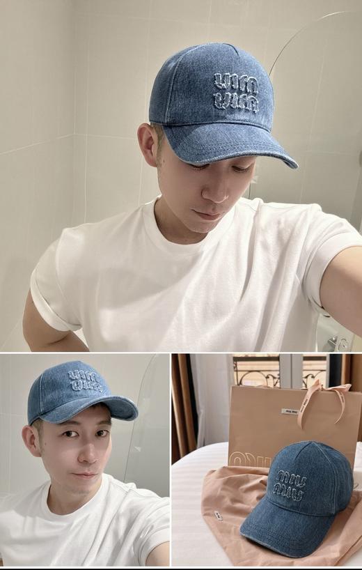 MiuMiu缪缪新款牛仔棒球帽（CO） 商品图1