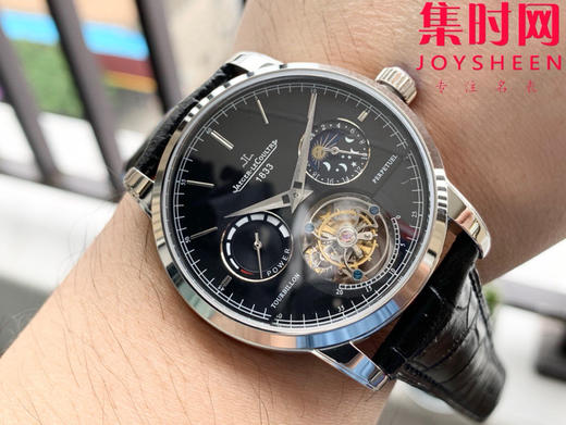 积家大师陀飞轮系列 V2版 男士腕表 全自动日月星象动显真陀飞轮腕表 表径42mm 商品图5