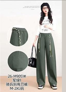 609051时尚休闲款弯刀裤 商品图0