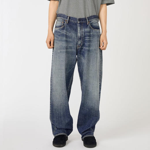 nanamica Selvage Denim Pants 复古宽松直筒水洗牛仔裤 商品图0