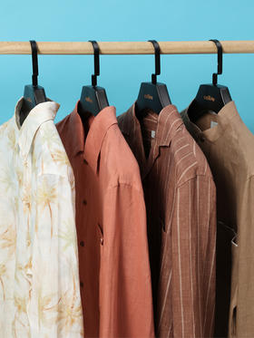 【复古度假风】callisto定制亚麻花衬衫