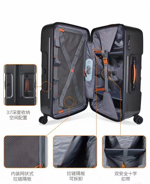 mendoza 29寸 灰色 旅行箱男  28-57-32937-06-F . 商品图1