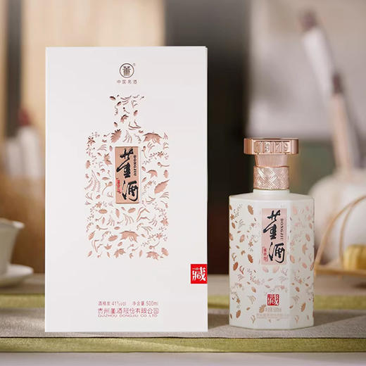 24-25年董酒珍藏6，41度董香型白酒，整箱500ml*6瓶 商品图2