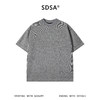 SDSA男装2026新款高贵轻奢美式简约明线圆领短袖T恤百搭时尚上衣 商品缩略图0