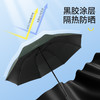 【UV加厚黑胶❗️晴雨两用伞】便携抗风晴雨两用伞，加厚黑胶高倍防晒，防紫外线隔热，加粗伞骨抗风，夏日防晒防雨一站式搞定，防晒伞遮阳伞学生晴雨伞三折太阳伞L 商品缩略图1