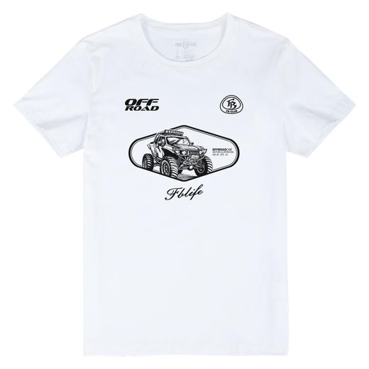 自由基地夏季新品越野原创设计印花图案硬派兄弟短袖队服透气T恤 NMT-2260 商品图4