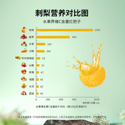 黔雅集双有机刺梨原液原浆贵州特产高VC/SOD 100%纯果汁35ml*15袋 商品图2