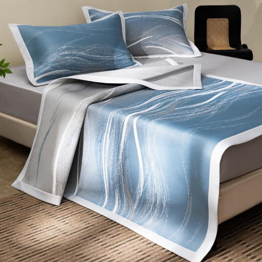 【高端系列 | 绣花软席】丝享河姆渡臻享柔藤绣花软席-翠竹柔软舒适家用凉席 商品图7