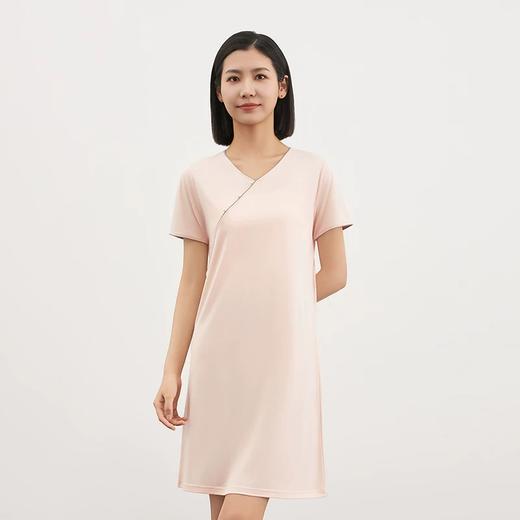 Mylyis 冰丝棉中式珍珠纽扣家居裙 家居服1569 柔软亲肤，清凉透气，宽松版型，可自由舒展 商品图0