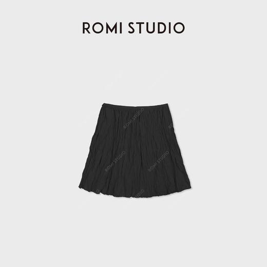 ROMI STUDIO"松弛灵动"金属丝可定型低腰A摆半身裙 RWDSXY2427 商品图3