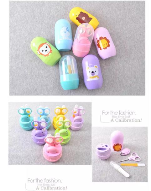 Z3959婴儿指甲剪套装婴幼儿剪刀宝宝磨甲器防夹肉镊子新生专用指甲刀 商品图2