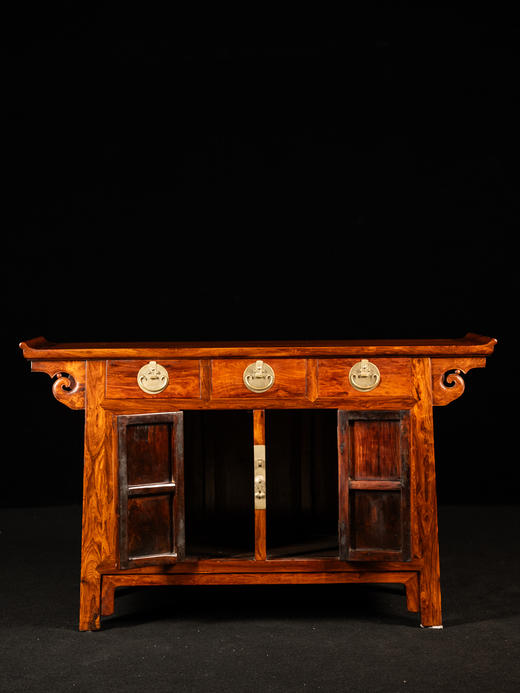 清 黄花梨三联橱柜 商品图2