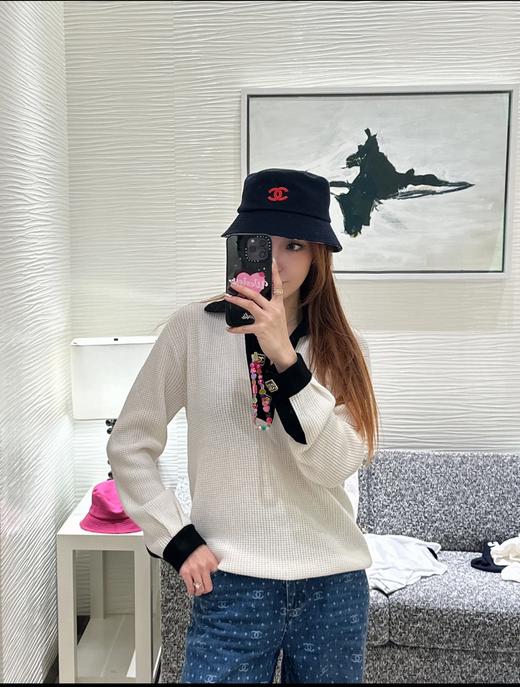 香奈儿 珠绣珠子logo帽款渔夫帽  （COCO） 商品图5