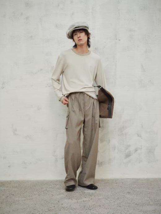 共和GongheRepub/GH24043/「长秋」千鸟双褶西裤 商品图3