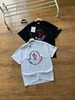 蒙口春夏款立体刺绣字母logo圆领短袖T恤 商品缩略图0