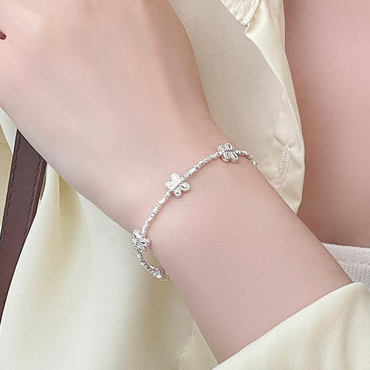 【蝴蝶仙子】S925银碎银子蝴蝶手链【RSX-BRS2853】 商品图1