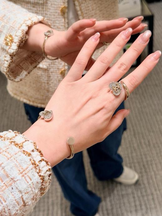 小香满钻爱心金c戒指（XTY） 商品图0