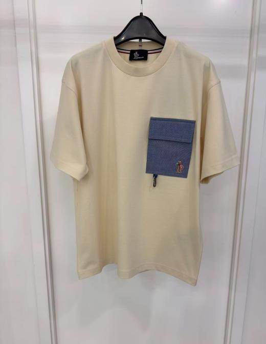 男款logo拼色短袖T恤zh018 商品图0