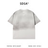 SDSA男装2026新款轻奢简约时尚渐变下摆印花设计圆领短袖T恤百搭 商品缩略图1