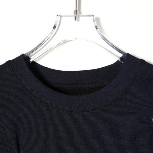 SDSA男装2026新款高贵轻奢美式简约纯色褶皱铆钉设计圆领短袖T恤 商品图2