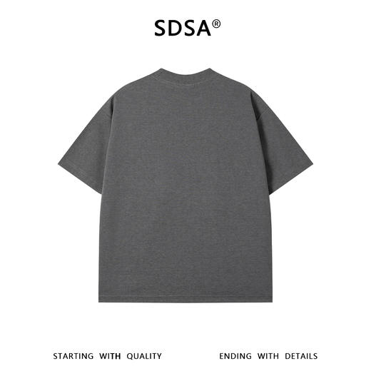 SDSA男装2026新款高贵轻奢潮牌墨镜印花宽松短袖T恤百搭时尚上衣 商品图1