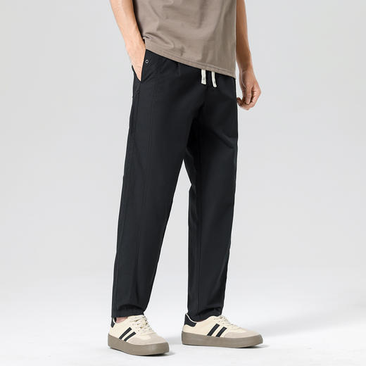 gxgjeans男装【棉100%】26款男士休闲裤抽绳系带纯色百搭直筒裤男长裤K&C 商品图2