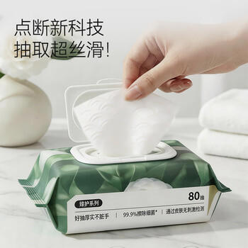 京东京造湿厕纸80片*10包 家庭装清洁杀菌湿纸巾厕纸  厚实速散湿厕巾洁厕 /家庭清洁/纸品 /清洁纸品 /湿厕纸 商品图0