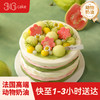 油画玫珑-蜜瓜芭乐树莓蛋糕，可选1/1.5/2.5/3.5/6磅 | 36CAKE 商品缩略图0