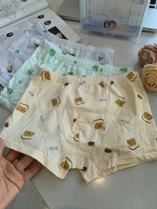 扒货工厂出！10A级抑菌儿童内裤一盒3条  26Y04007- 商品图5