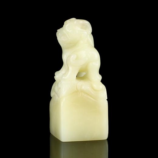 孤品18037寿山石芙蓉石古兽方章姓名章藏书章2.0*2.0*5.0cm 商品图1